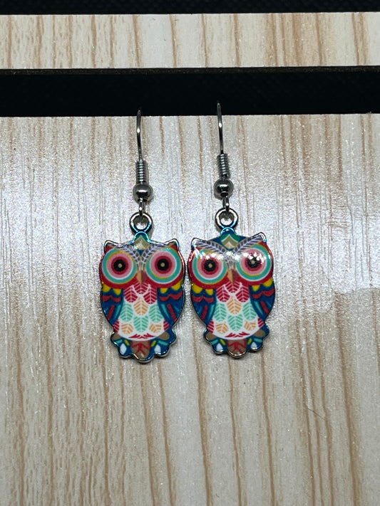 Owl earrings E300
