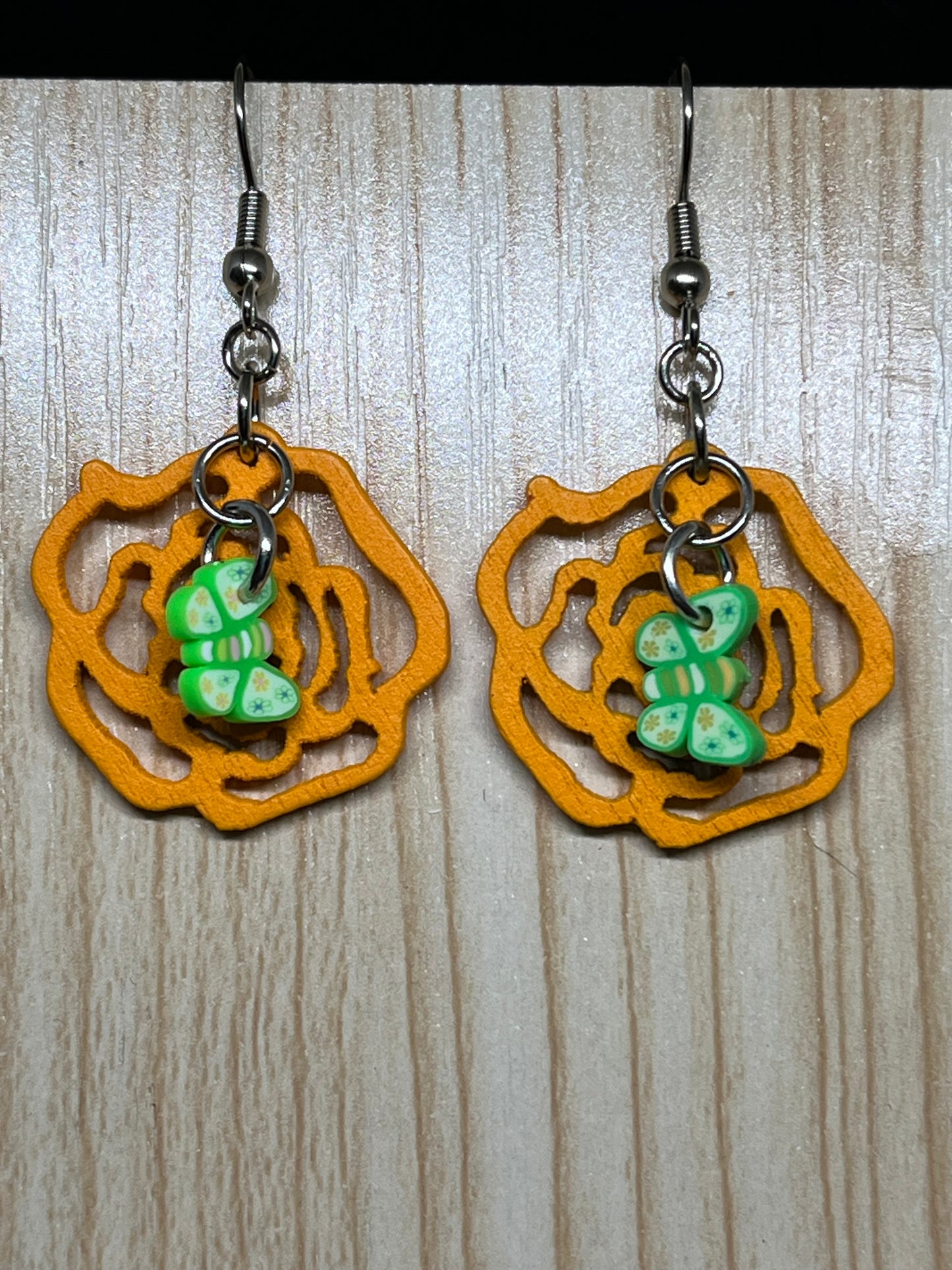 Flower earrings E208