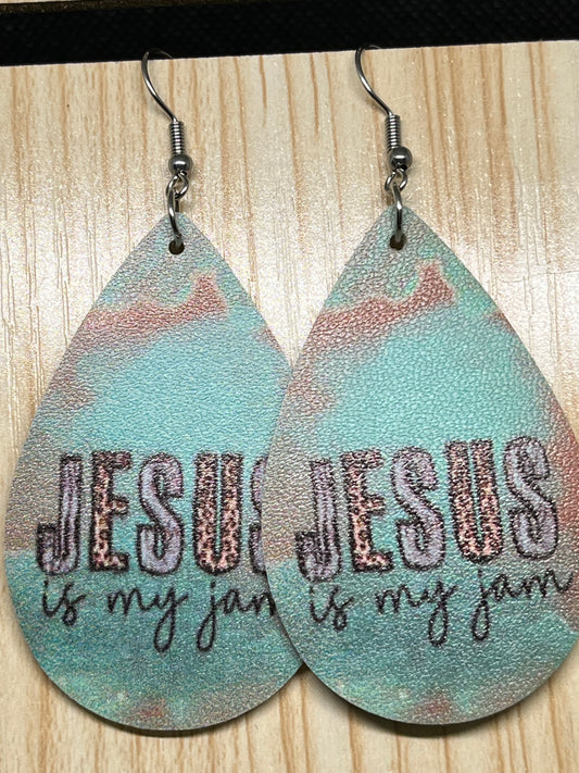 Jesus earrings E620
