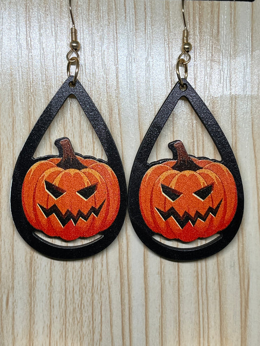 Pumpkin earrings H169