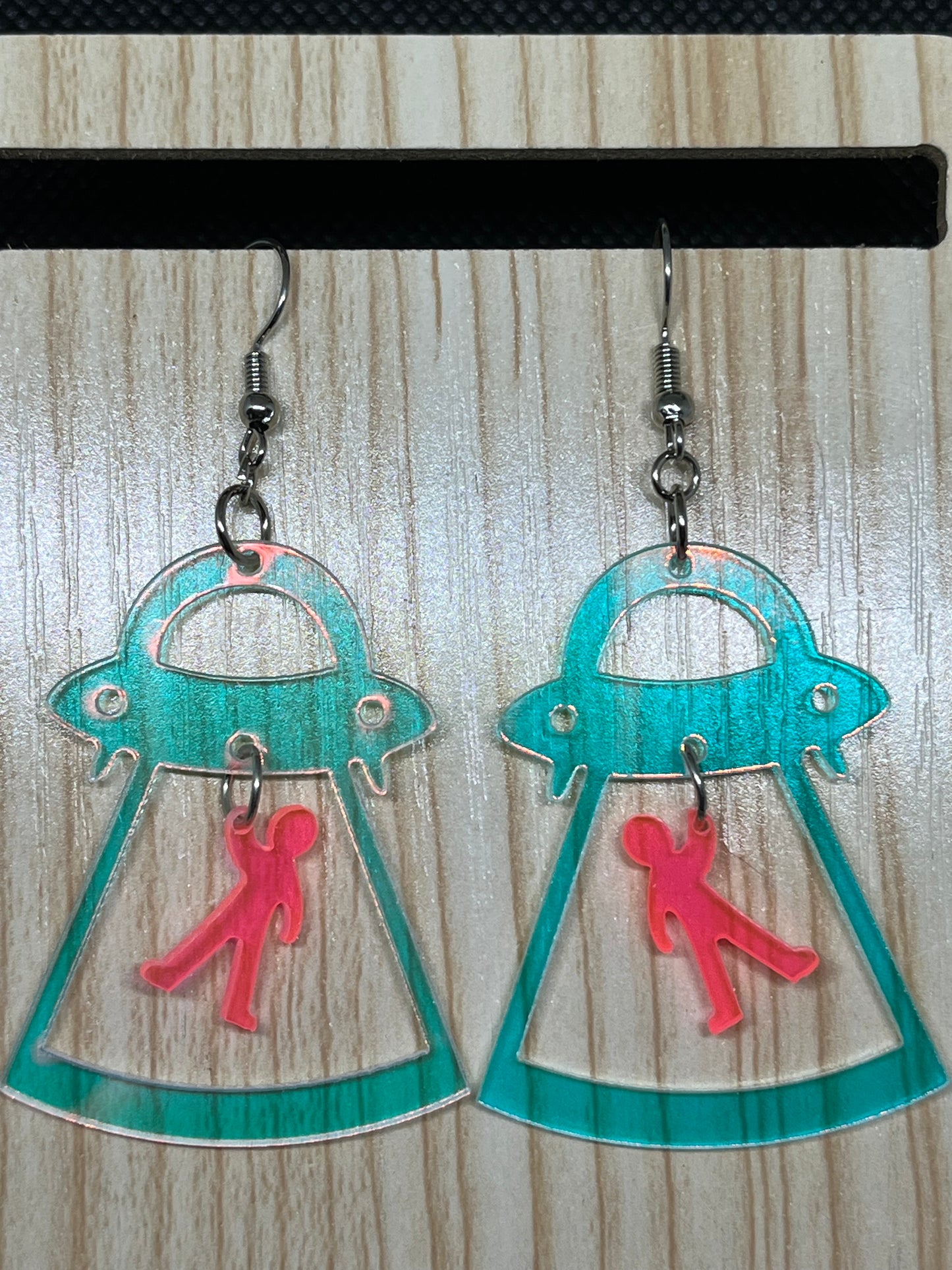 UFO earrings E45