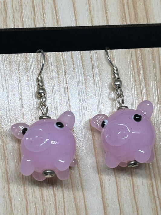 Pig earrings E241