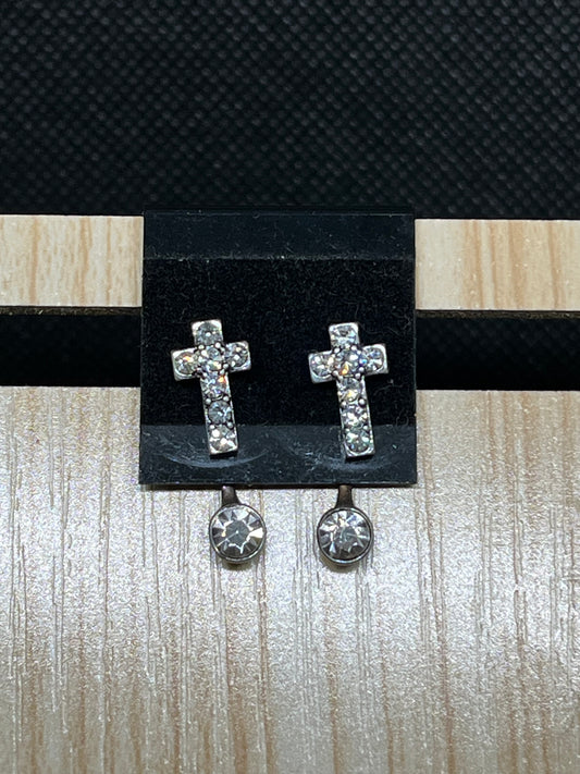 Cross earrings E461