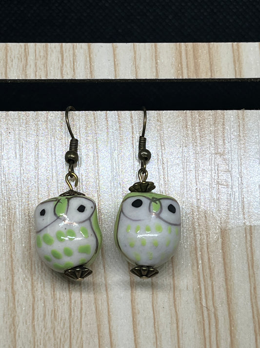 Owl earrings E304