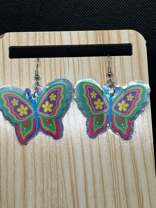 Butterfly earrings E274