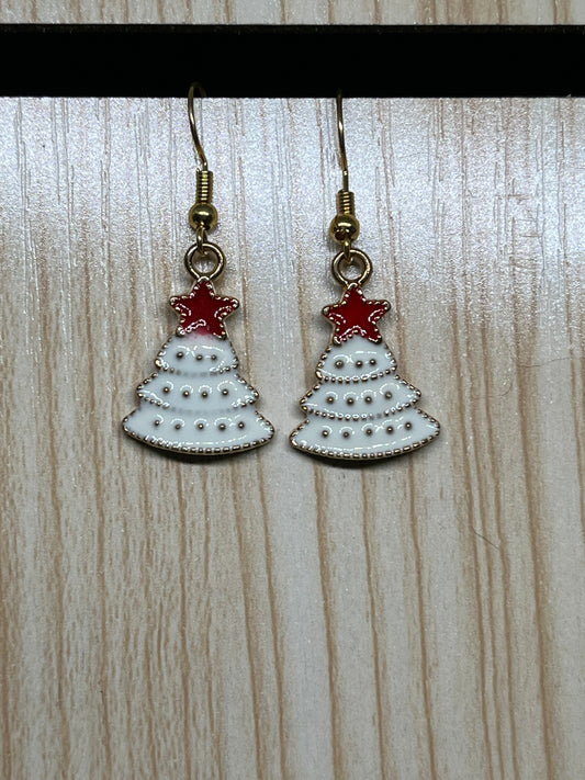 Christmas tree earrings C13