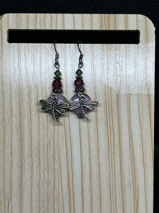 Dragonfly earrings E11