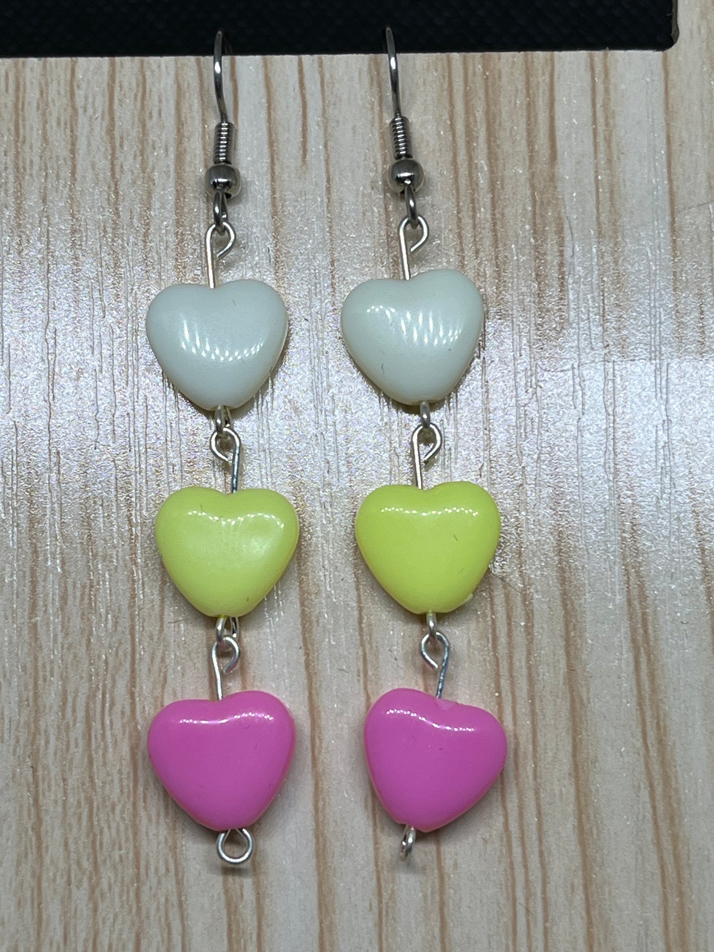 Heart earrings E591