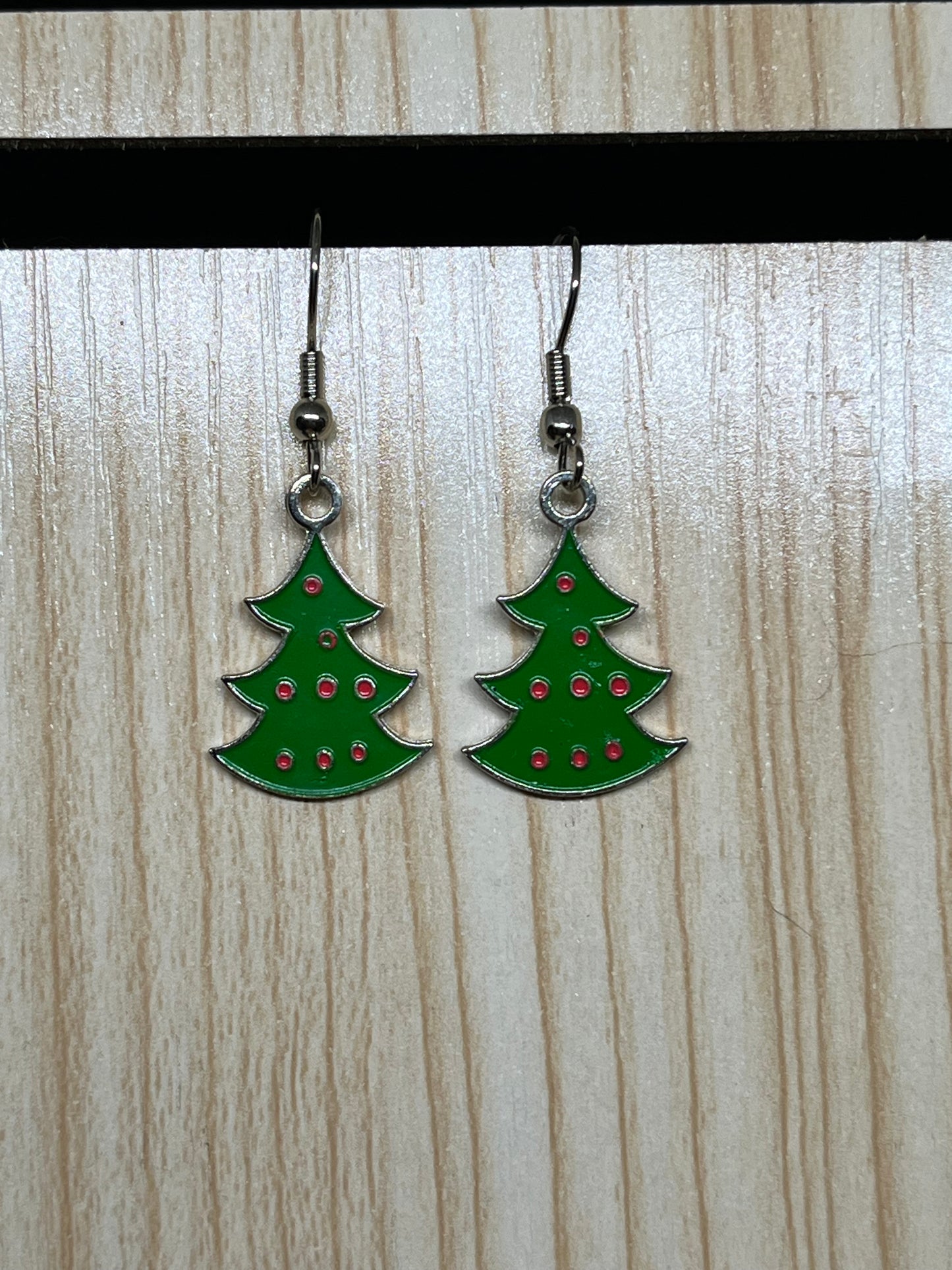 Christmas tree earrings C11