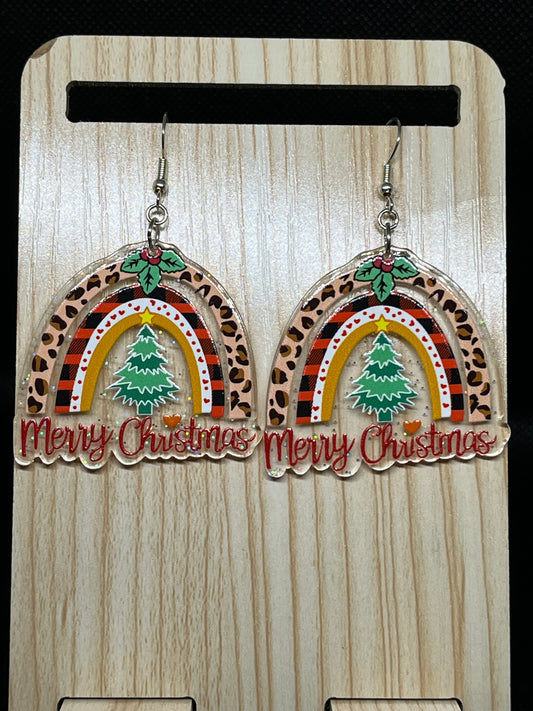 Christmas tree earrings C90