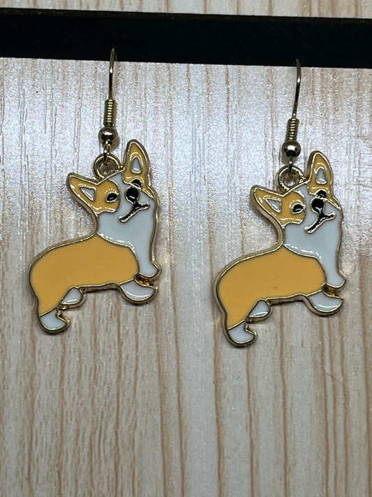 Dog earrings E397