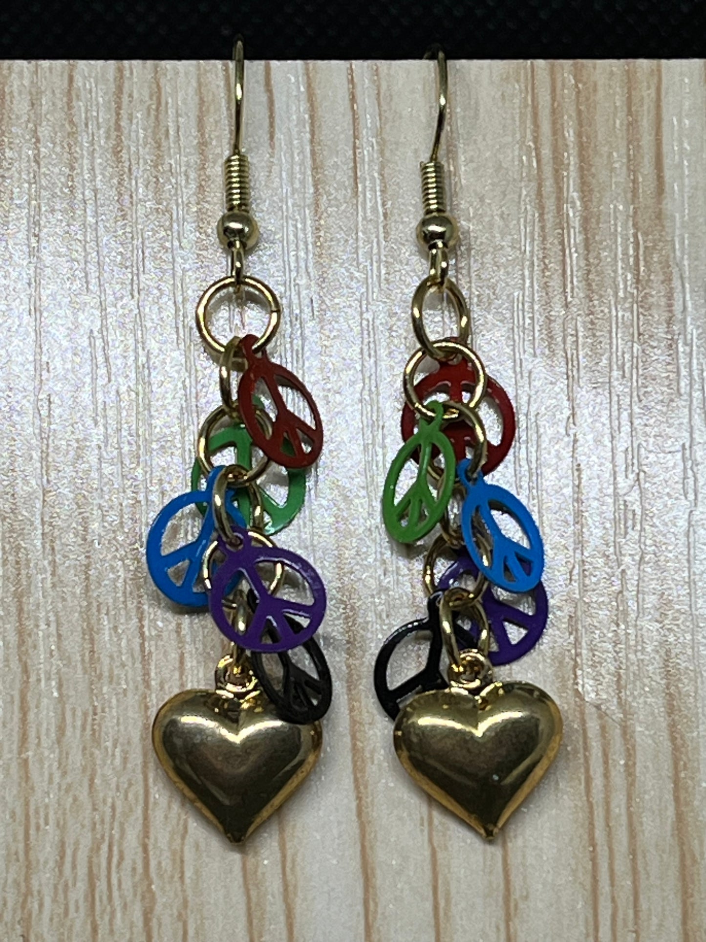 Peace earrings E659