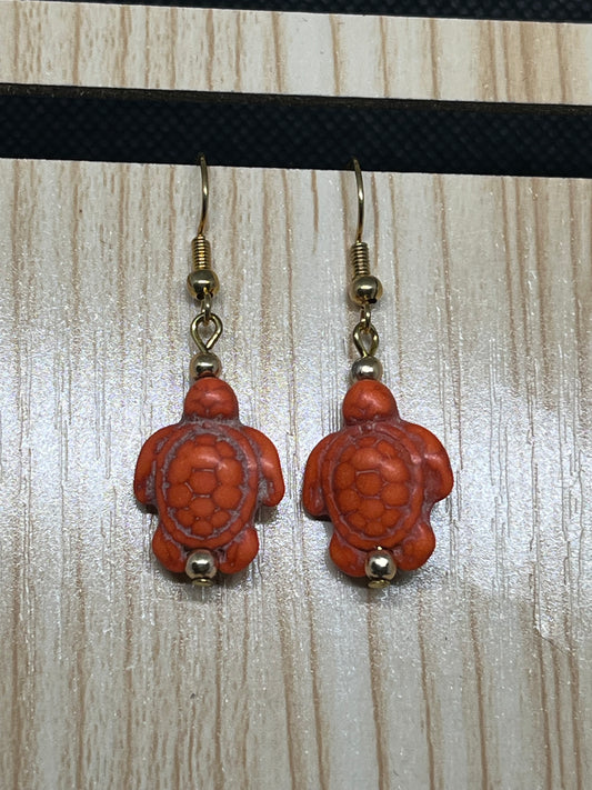 Turtle earrings E319