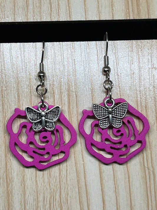 Flower earrings E205