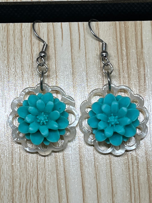 Flower earrings E188