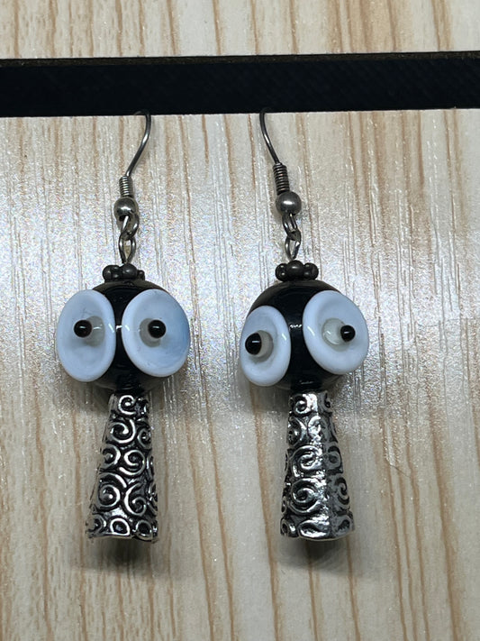 Owl earrings E307