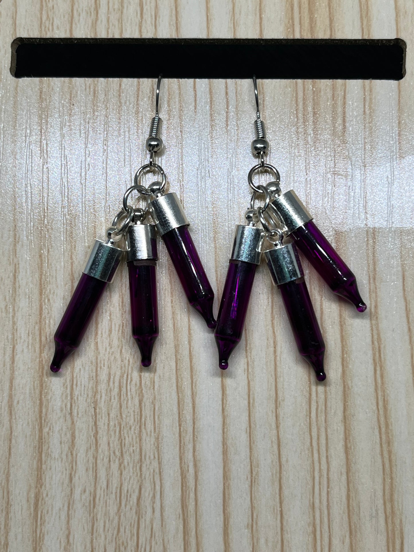 Christmas light earrings C136