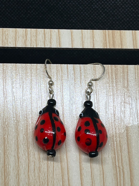 Ladybug earrings E285