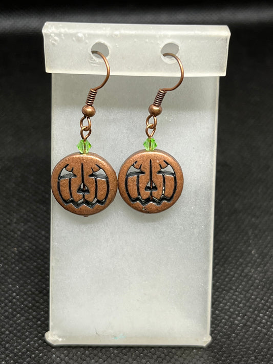 Pumpkin earrings H9