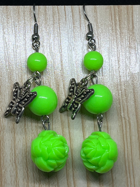 Butterfly earrings E261