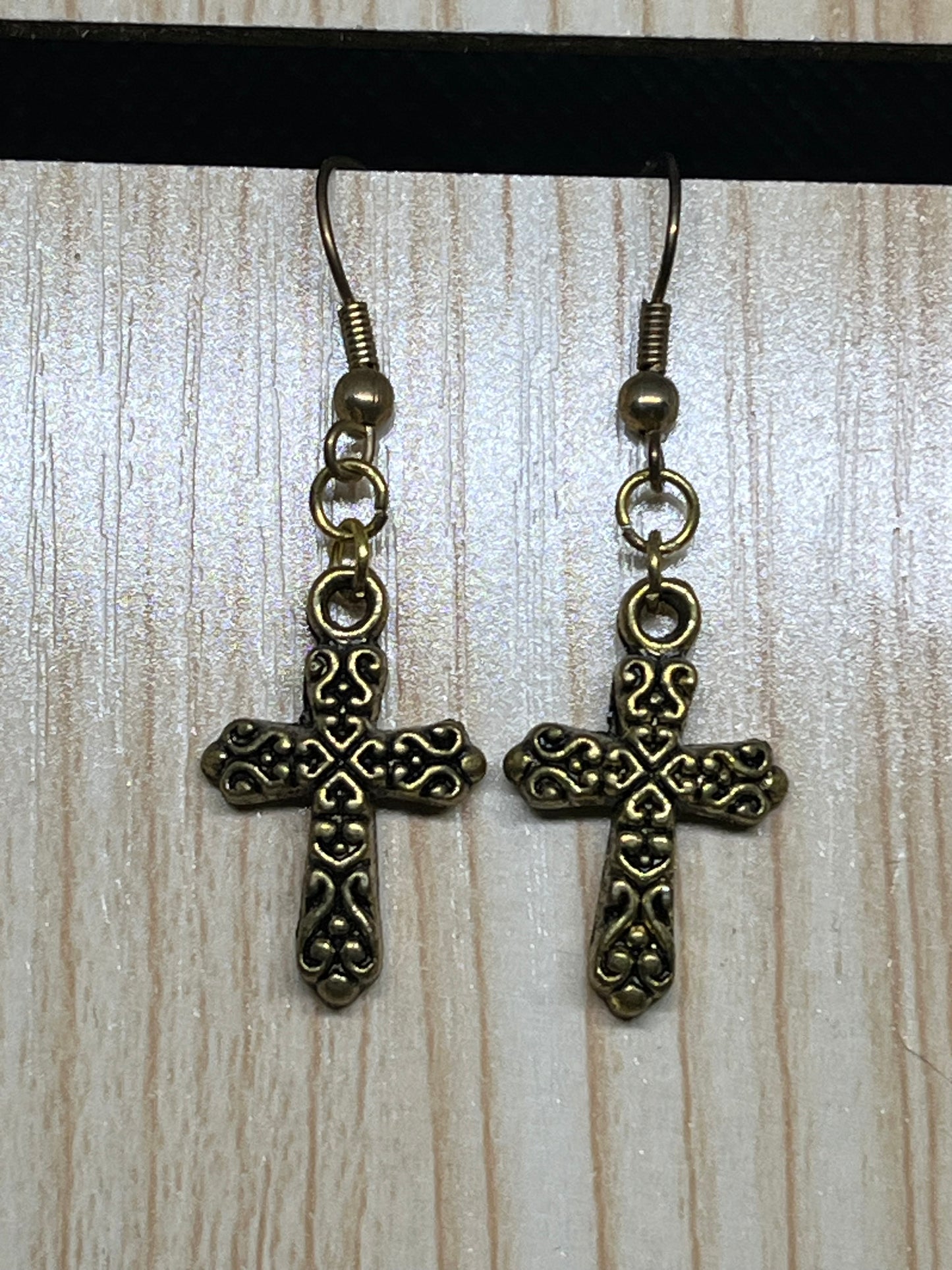 Cross earrings E469