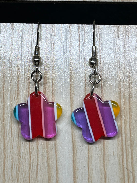 Flower earrings E175