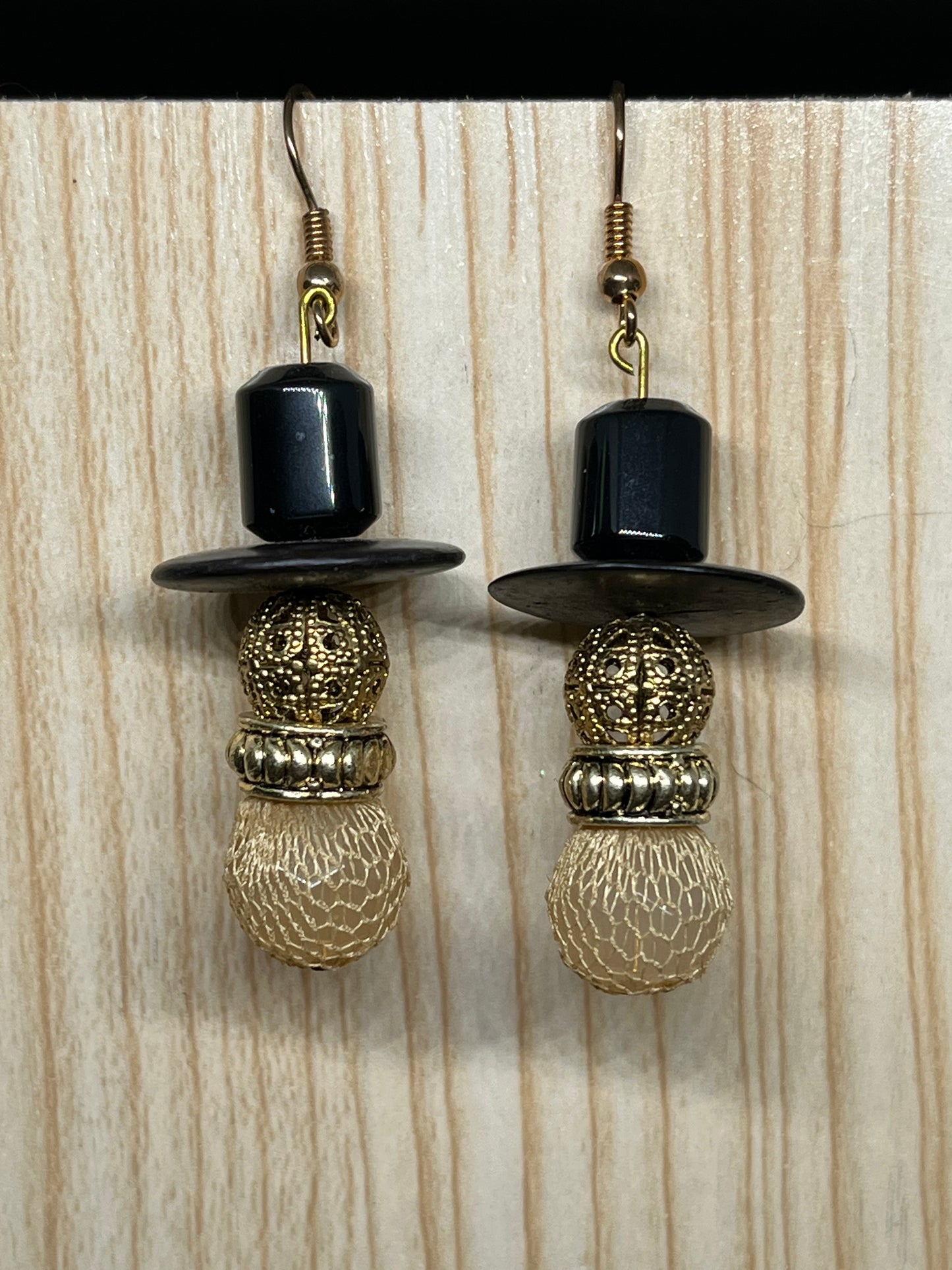 Snowman earrings C61