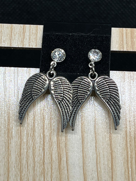 Wing earrings E498