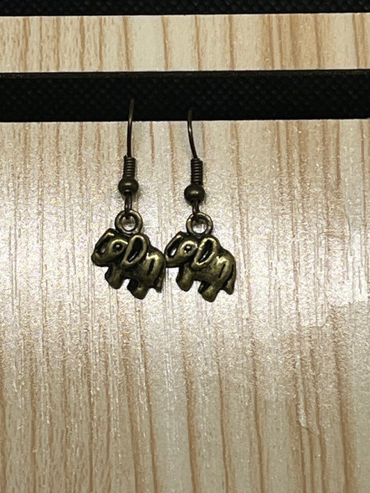 Elephant earrings E339