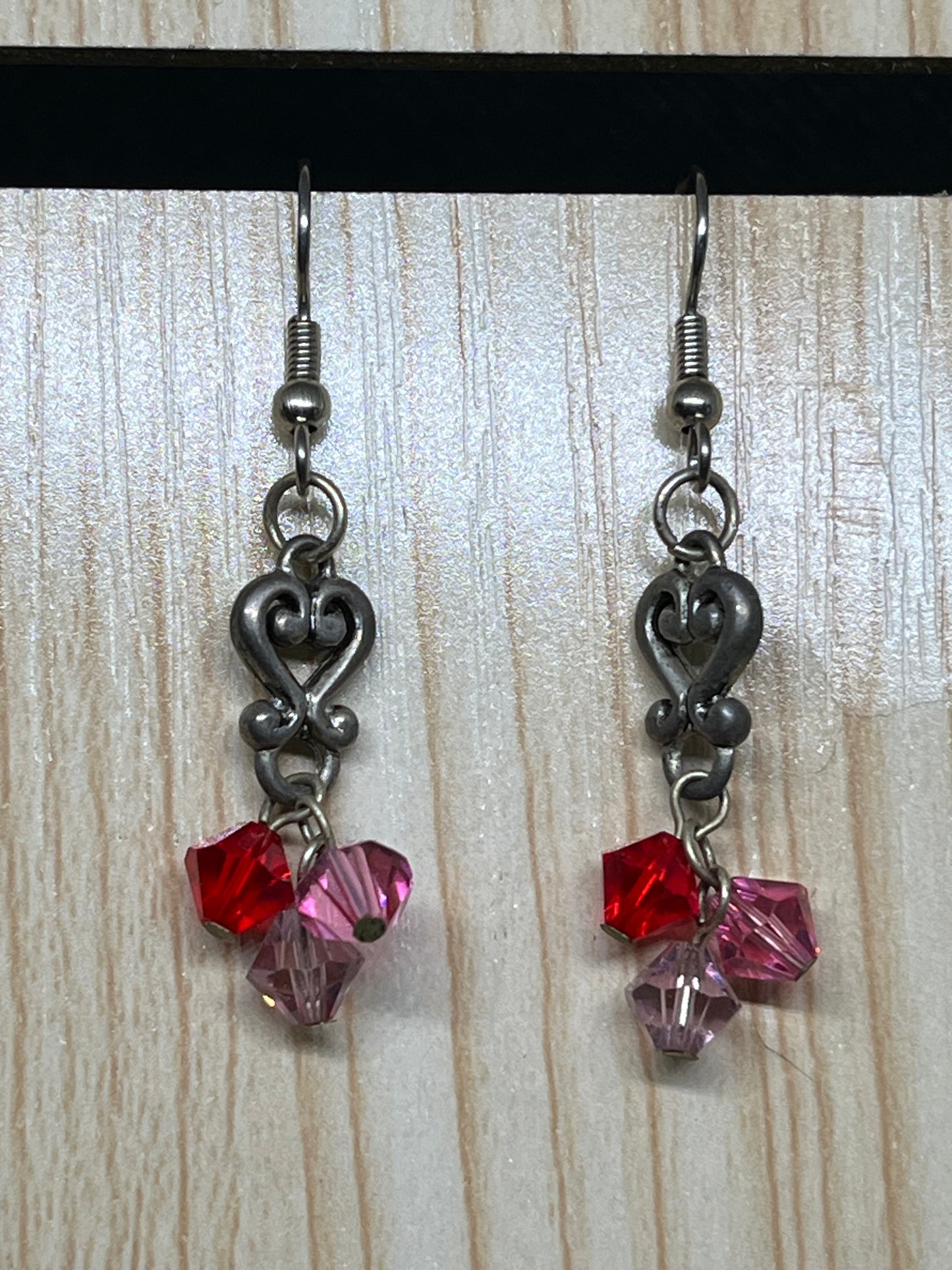 Heart earrings E532
