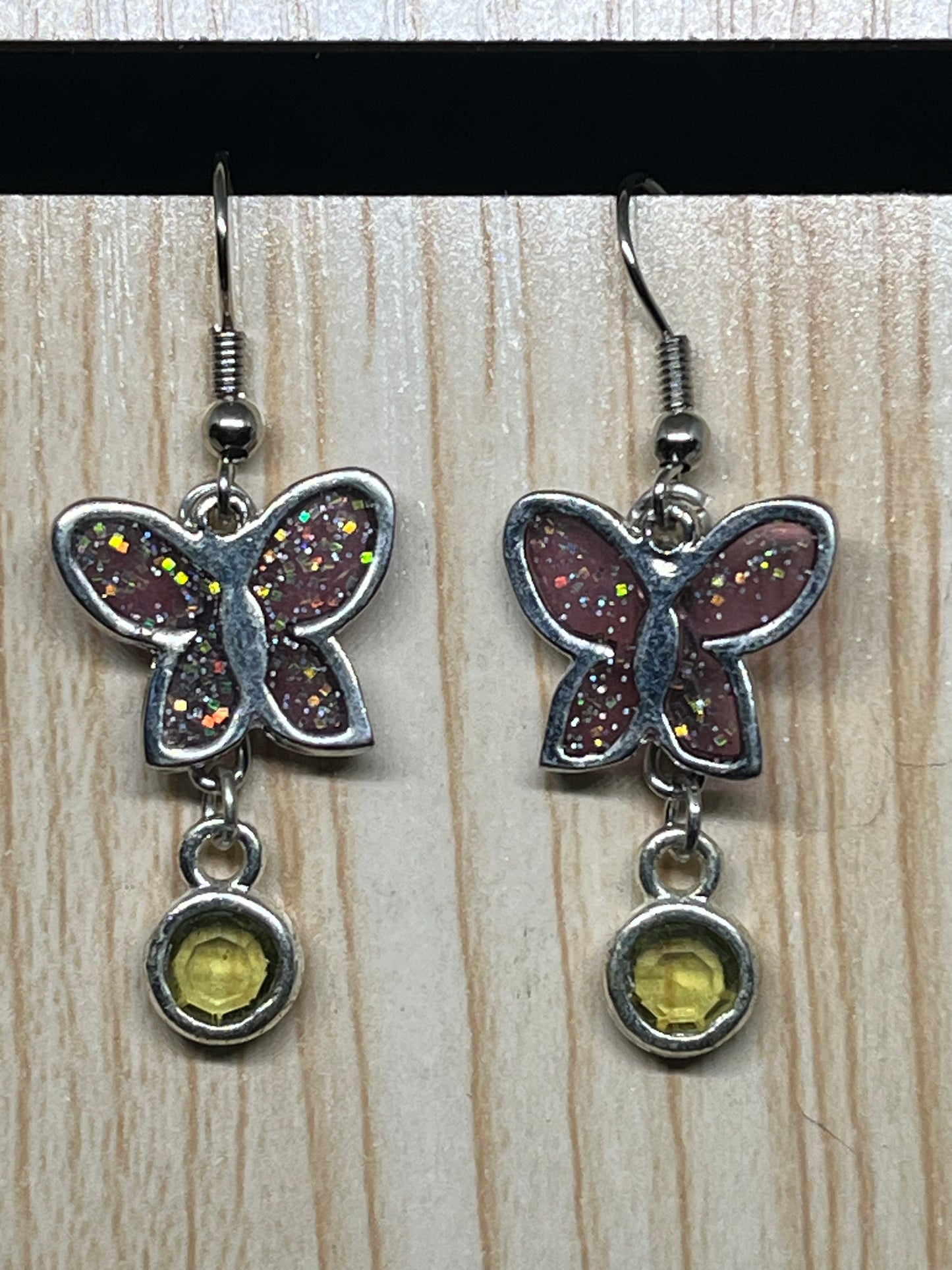 Butterfly earrings E254