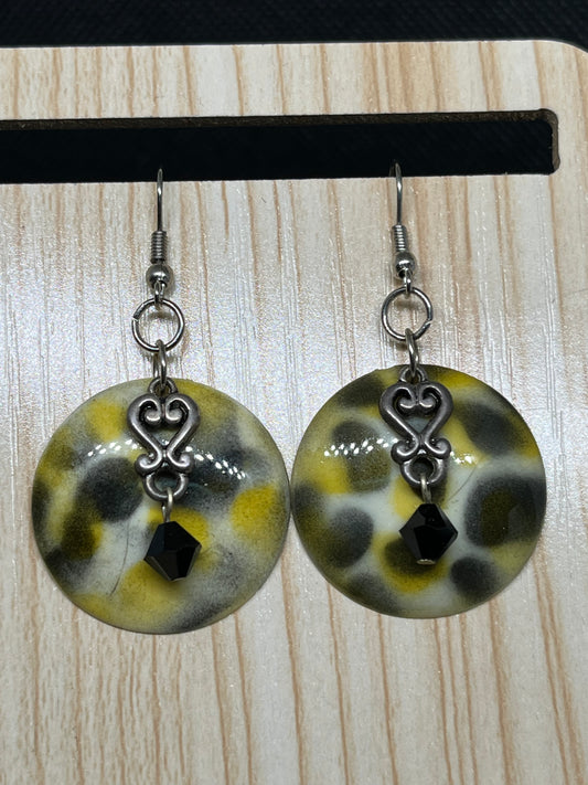 Heart earrings E544