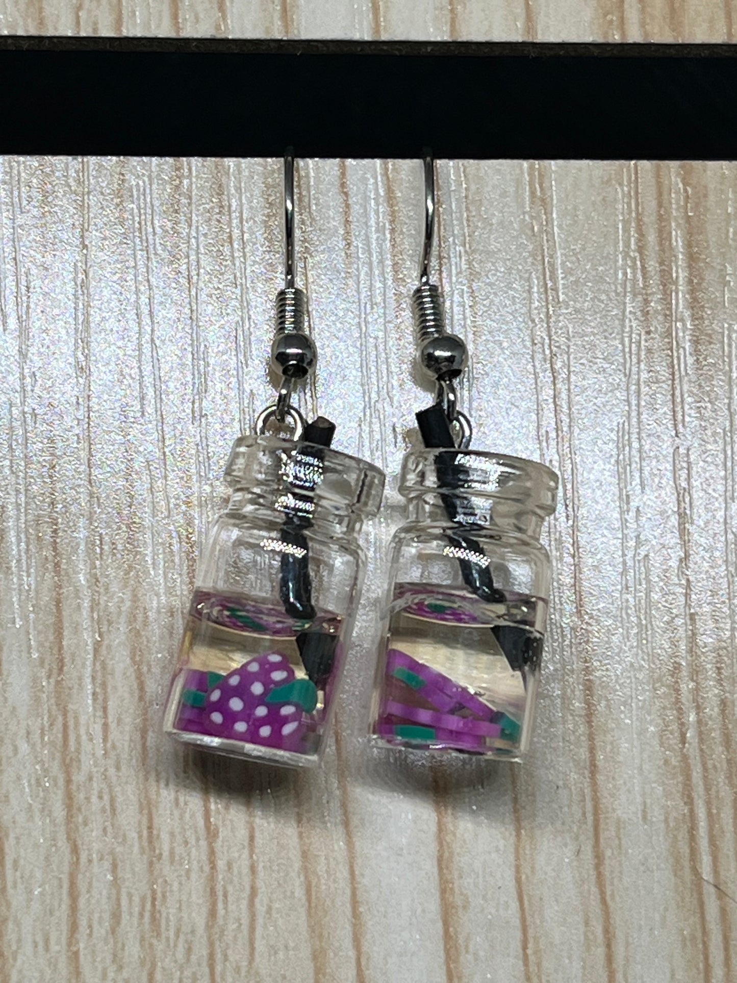 Drink earrings E129