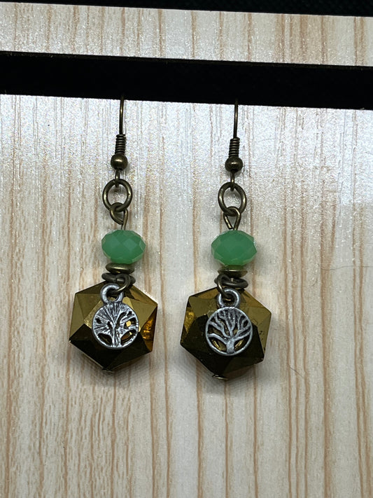 Plant earrings E184