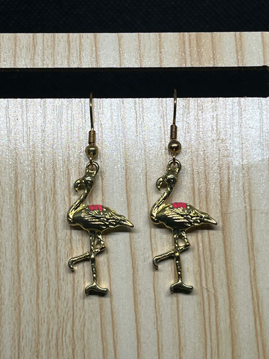 Flamingo earrings E291