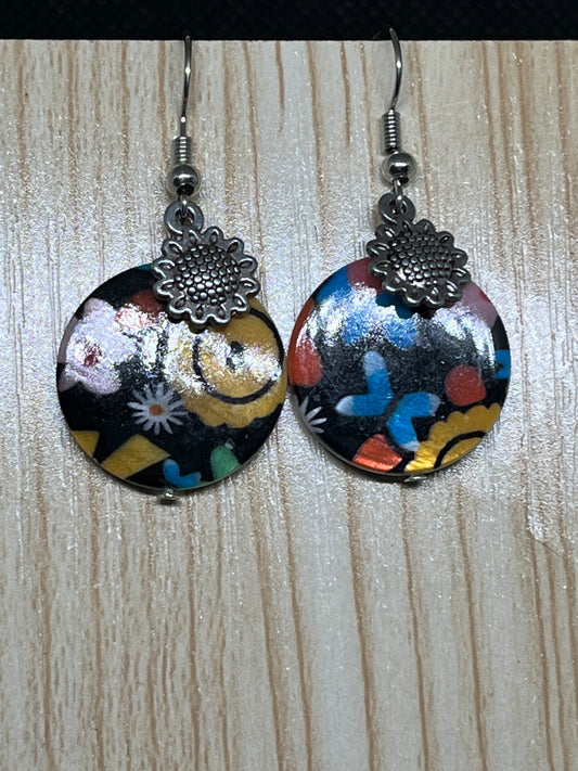 Flower earrings E162