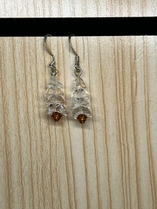 Christmas tree earrings C10