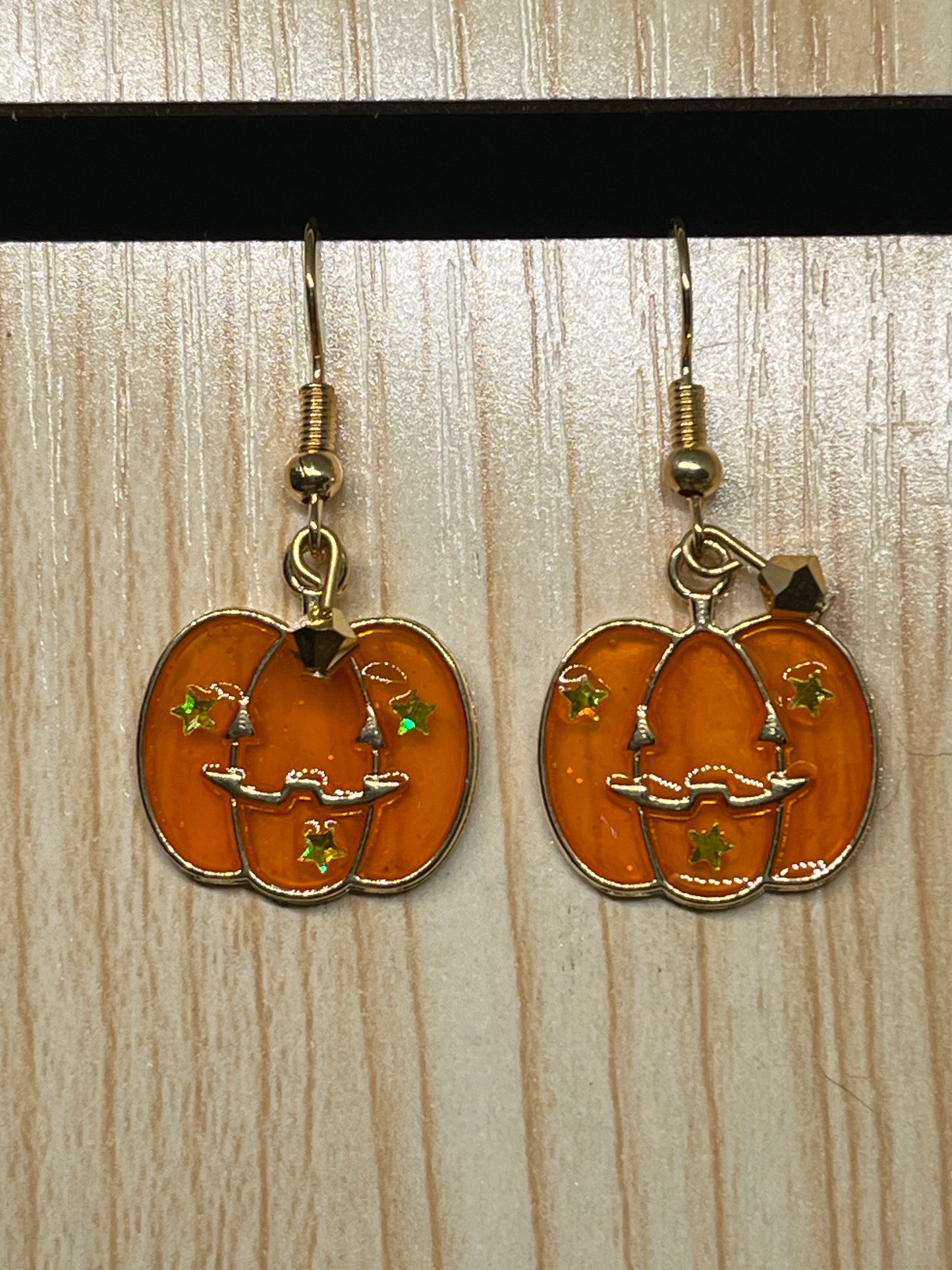 Jack o’lantern earrings H207