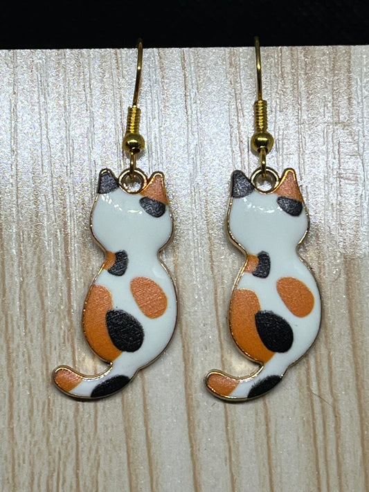 Cat earrings E368