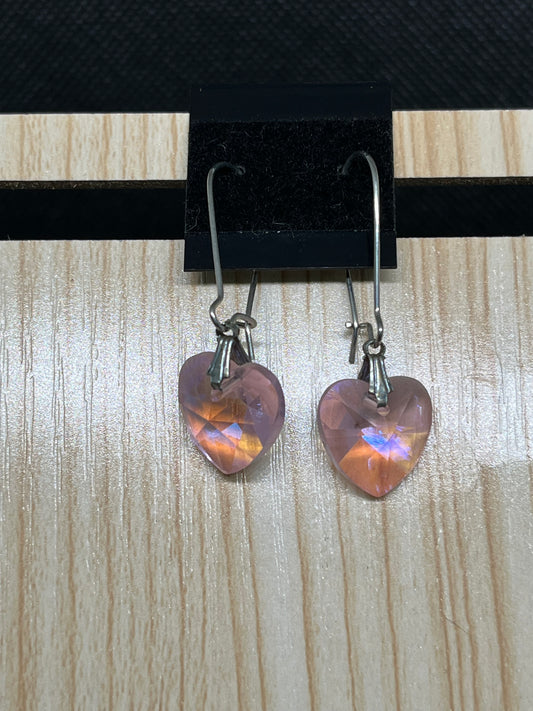 Heart earrings E550