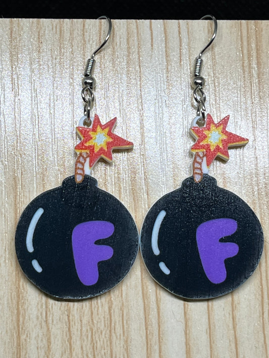 Fun earrings E598