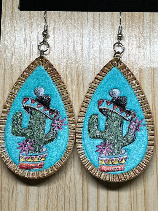 Cactus earrings E176