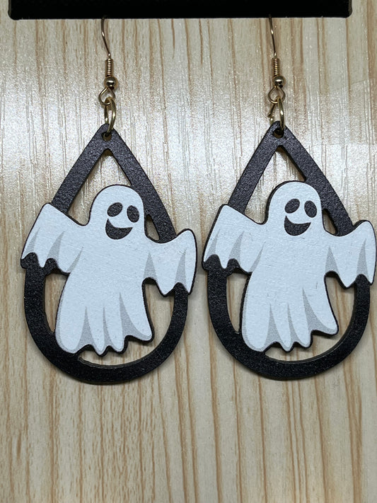Ghost earrings H167