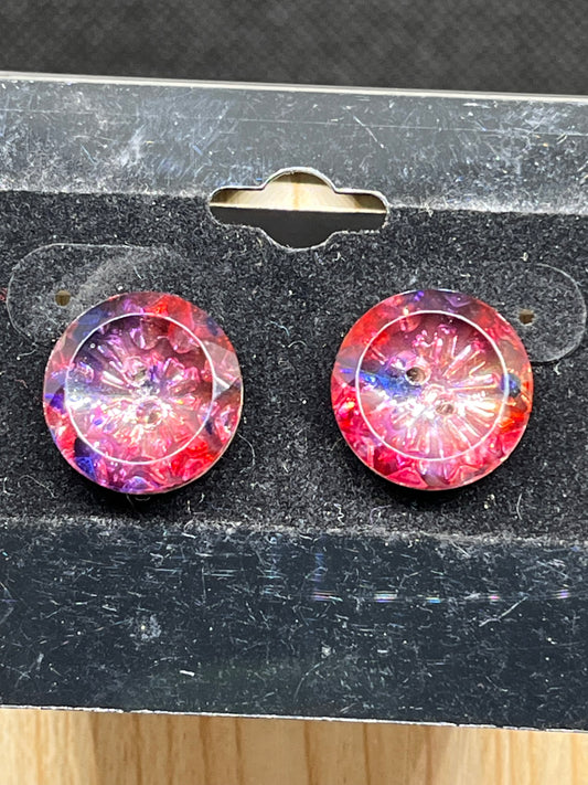 Stud earrings E708