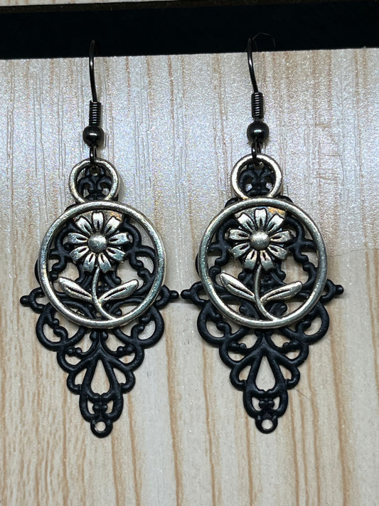 Flower earrings E214