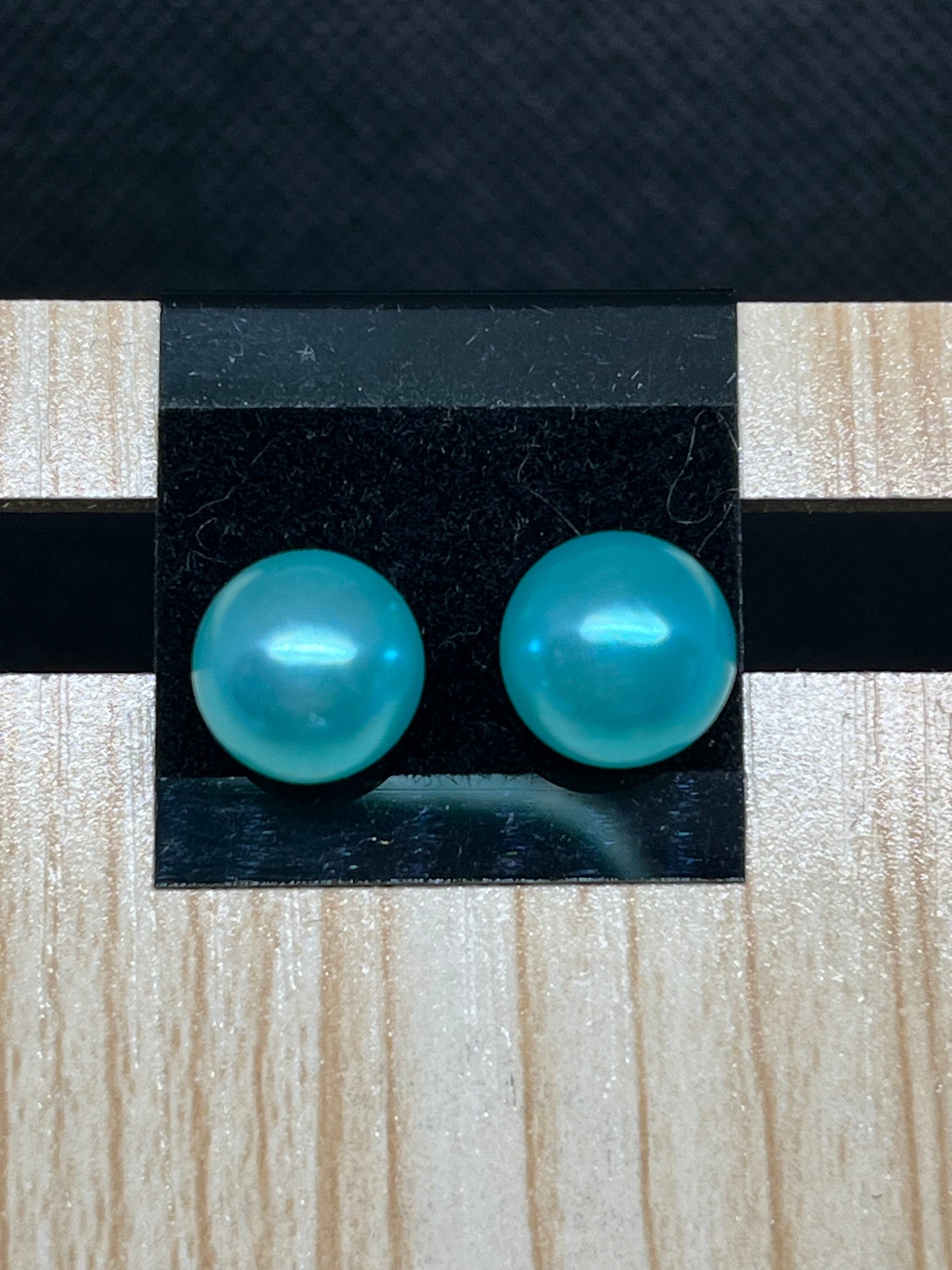 Turquoise pearl earrings E914