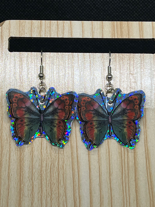Butterfly earrings E268