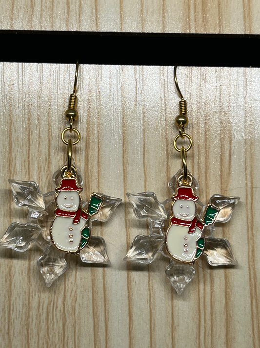 Snowflake earrings C58