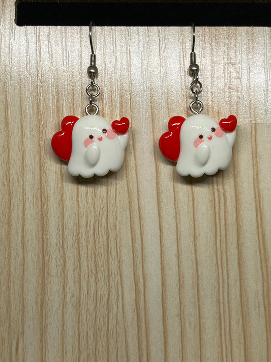 Ghost earrings H182