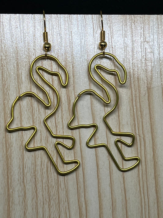 Flamingo earrings E292